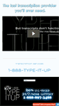 Mobile Screenshot of 1888typeitup.com